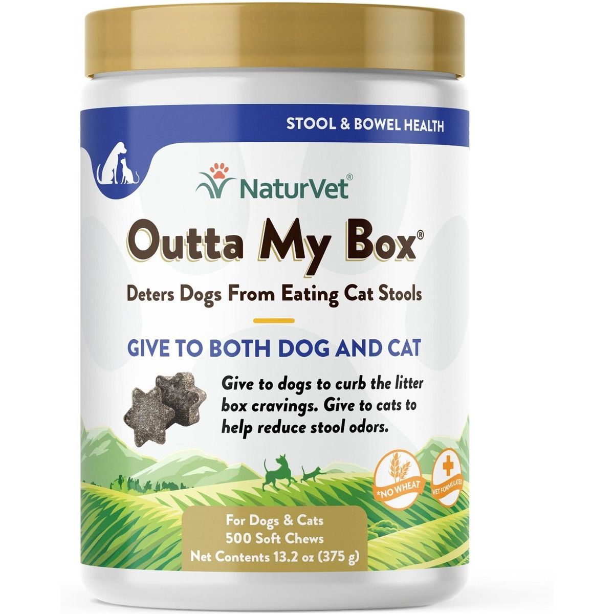 Outta My Box Soft Chews Digestive Supplement. 500 chews.