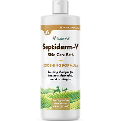 Septiderm-V Soothing Formula Skin Care Shampoo Bath. 475 ml.