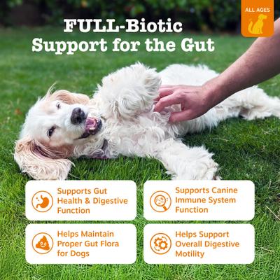 Vet Strength Prebiótico, Probiótico y Postbiótico para Digestión de Perros 90 chews