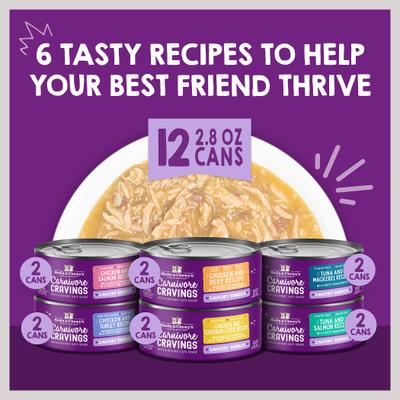Alimento Húmedo Carnivore Cravings Morsels N Gravy para Gato 12 pack Pollo e hígado de pollo