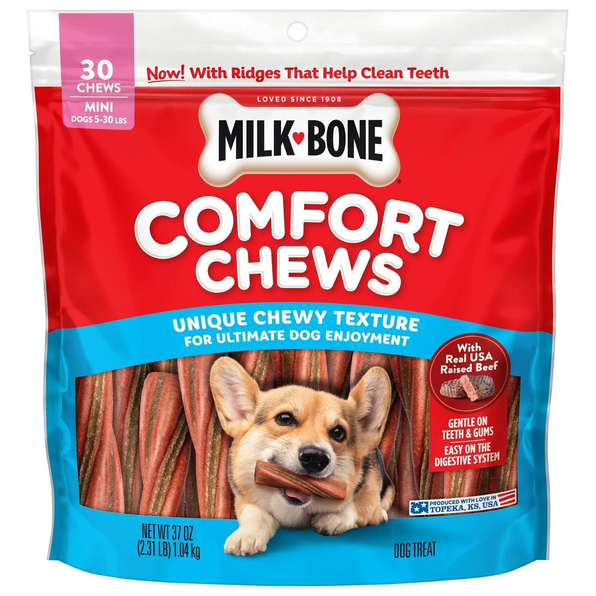 Milk-Bone Mini Comfort Chews res, 30 unidades (37 oz)