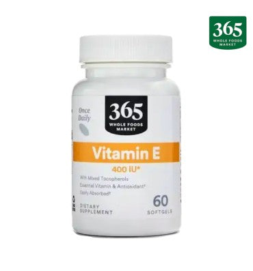 Vitamina E 400 IU, 60 caps.