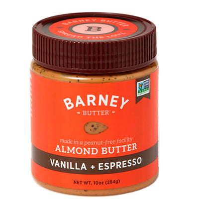 BARNEY BUTTER, Crema de Almendra con Grano de Vainilla y Espresso