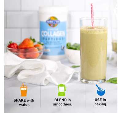 Garden of Life, Apoyo nutricional para fortalecer sistema Oseo y Piel. 560 gr.