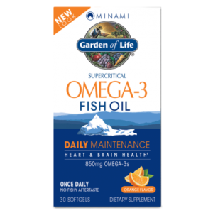 Minami Omega 3. DHA, EPA , 1 Diaria, Libre de Grasa. 30 Cáps Blandas sabor Naranja