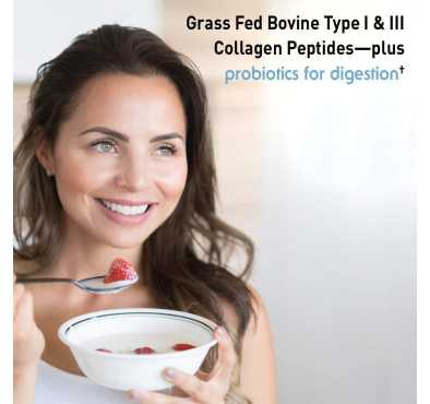 Garden of Life, Collagen Peptides Grass Fed, tipo I y III. 280 gr.