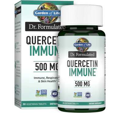 Quercetina Inmunidad. Vitamina C, D, Zinc, Probióticos. 30 tabs