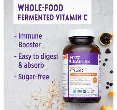 Vitamina C Fermentada Vegana, 2 opc