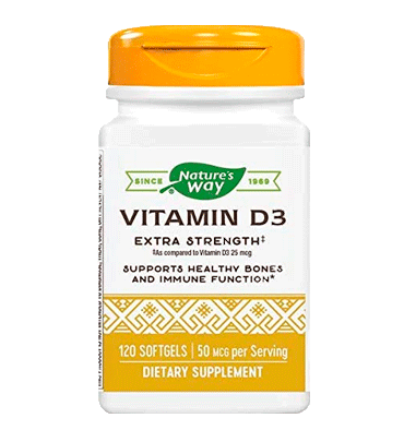Vitamina D3, 50 mcg, 2000 IU, 120 Softgels