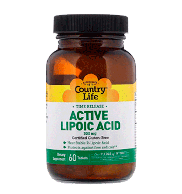 Ácido Lipoico Activo, 300 mg. 60 tabs.