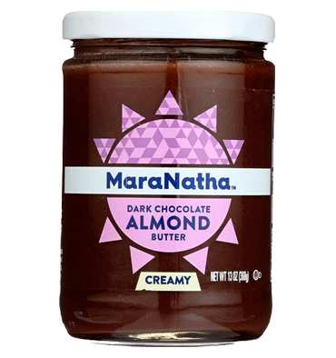 MARANATHA, Crema de Almendra y Chocolate Obscuro Cremosa, 340 gr.
