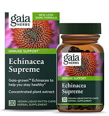 Gaia Herbs, Echinacea Supreme. 30 Vcaps