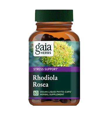 Rhodiola Rosea, Soporte para Estrés, 60 cáps veg