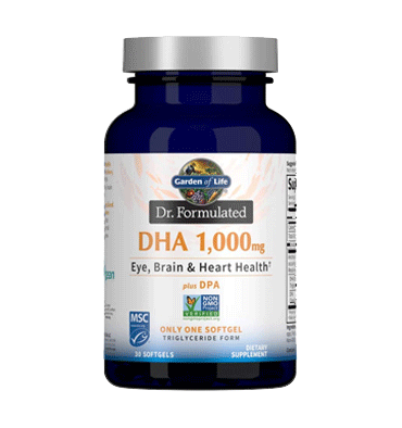 Garden of Life Dr. Formulated, Omega 3 Super Puro, 1 diario. 30 cáps suaves