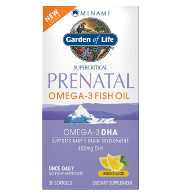 Garden of Life Minami, Omega 3 Prenatal, 1 diario. 30 caps
