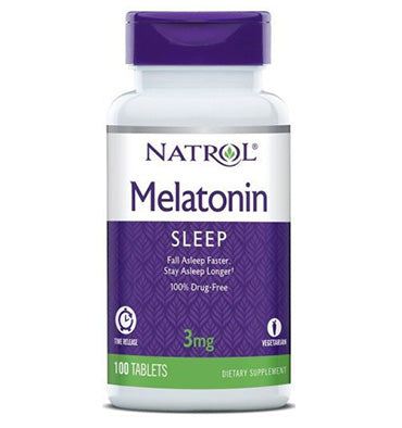Melatonina Time Release 3 mg. 100 Tabs