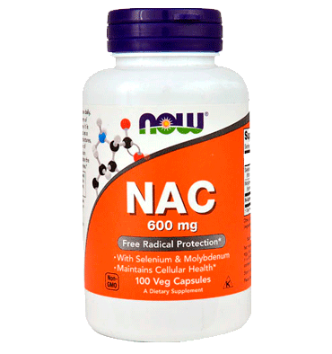 NAC (N-Acetyl Cysteine) 600 mg. 100 Vcaps