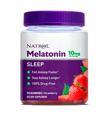 Melatonina en Gomitas sabor Fresa 10 mg, 90 Gummies