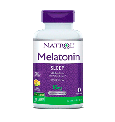 Melatonina de Rápida Disolución 10 mg sabor Cítricos. 60 tabs.