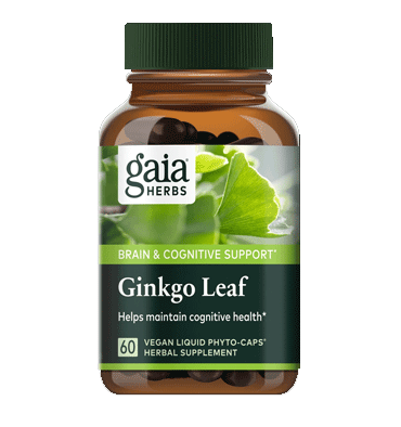 Gaia Herbs, Ginkgo Leaf. 60 Vcaps.