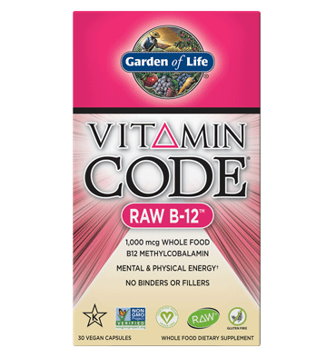 Garden of Life Vitamin Code, Vitamina B12. 30 Vcaps.