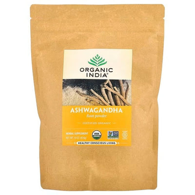Organic India, Raíz de Ashwagandha Orgánica en polvo. 454 gr.
