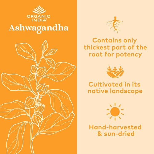 Organic India, Raíz de Ashwagandha Orgánica en polvo. 454 gr.