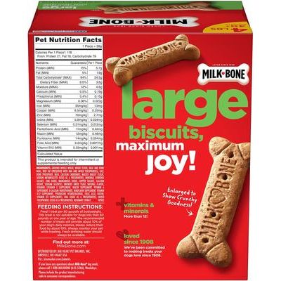 Milk-Bone Original Small, galletas crujientes sabor Res para perros pequeños, 4.54 kg