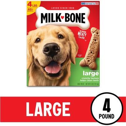 Milk-Bone Original Small, galletas crujientes sabor Res para perros pequeños, 4.54 kg