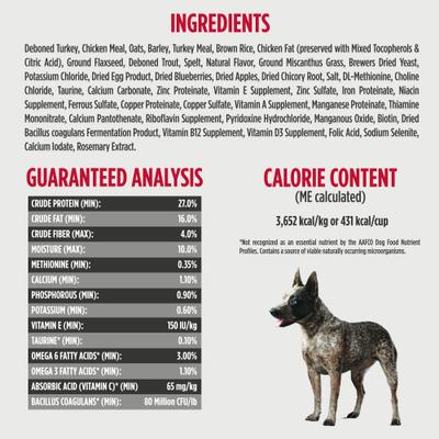 Nulo, Frontrunner Ancient Grains, alimento seco alto en proteína con granos ancestrales para perros adultos, varios sabores, 2.27 / 4.99 / 11.34 kg