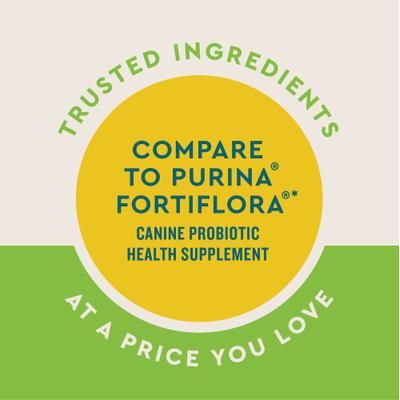 VetIQ, Probiotic Powder, Enterococcus faecium, sabor Hígado de Pollo, 30 sobres.