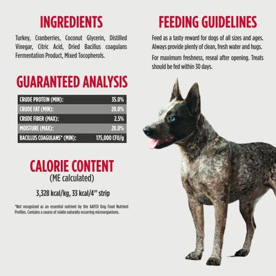 Nulo, Premium Jerky Strips, premios sin granos con probiótico BC30 para perros, varios sabores, 142 g