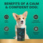 Composure - Masticables blandos con sabor a hígado de pollo, suplemento calmante y para la ansiedad para perros pequeños, 30 unidades