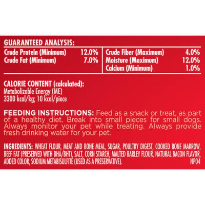 Premios para perros MaroSnacks con sabor a tocino, envase de 40 oz