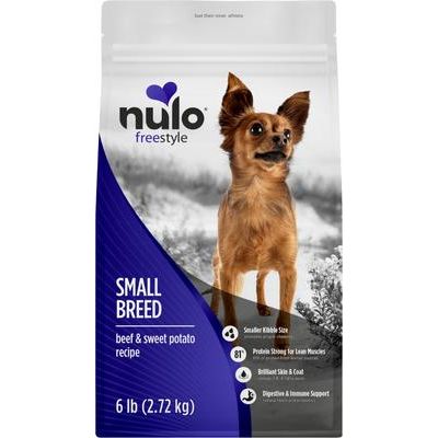 Nulo, FreeStyle Small Breed, alimento seco alto en proteína sin granos para perros de raza pequeña, varios sabores, 2.72 / 6.35 kg