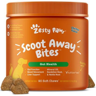 Scoot Away Bites Digestivos para Perros sabor Pollo 2 presentaciones
