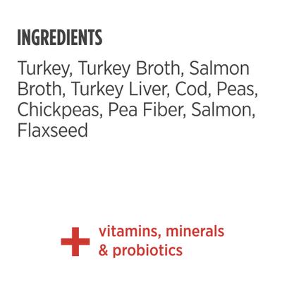 Nulo, FreeStyle Paté Adult Trim Turkey & Cod, Pavo + Bacalao con L-Carnitina para Control de Peso, Sin Granos, Perros Adultos, 369 g × 12 latas