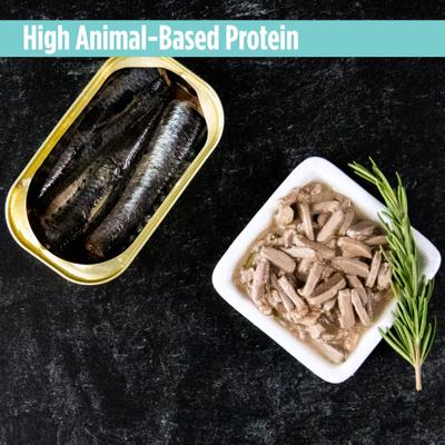 Nulo, FreeStyle Minced Beef & Mackerel, Res + Caballa Picadas en Salsa, Sin Granos, Gatos y Gatitos, 85 g × 24 latas