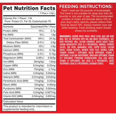 Milk-Bone Original Small, galletas crujientes sabor Res para perros pequeños, 4.54 kg