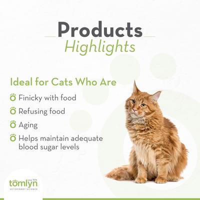 Tomlyn, Nutri-Cal Gel, Suplemento Hipercalórico para Gatos, Carbohidratos + Vitaminas + Minerales + Ácidos Grasos Esenciales, sabor Malta, 120 g.