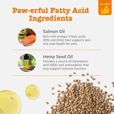 Aceite Omega Salmon Oil Hemp Elements para Piel y Pelaje de Perros y Gatos 2 presentaciones
