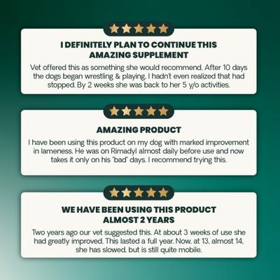 Suplemento masticable Veterinary Strength para la salud de las caderas y articulaciones con sabor a pollo para perros pequeños y medianos, 60 unidades