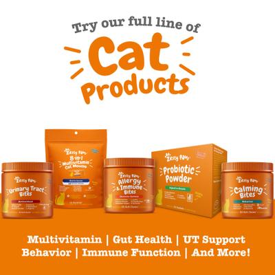 Allergy & Immune Bites con Lisina para Gatos sabor Tocino 60 chews