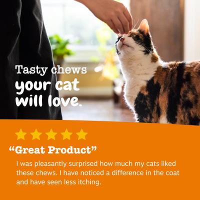 Allergy & Immune Bites con Lisina para Gatos sabor Tocino 60 chews