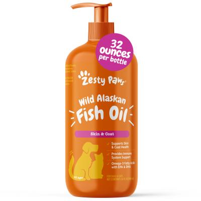 Aceite de Pescado Salvaje de Alaska para Piel y Pelaje de Perros y Gatos 2 presentaciones