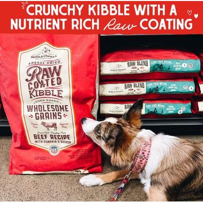 Stella & Chewy's, Raw Coated Kibble Wholesome Grains para perros, varios sabores, 1.59 / 9.98 kg