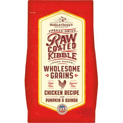 Stella & Chewy's Raw Coated Kibble Wholesome Grains para perros — Pollo de Gallinas sin Jaula / 1.59 kg