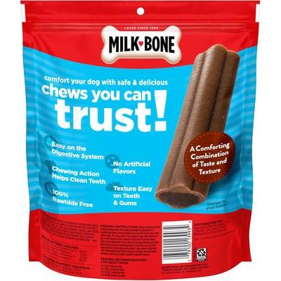 Mini Comfort Chews - Golosinas para perros con carne de res real, 18 unidades