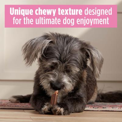 Mini Comfort Chews - Golosinas para perros con carne de res real, 18 unidades