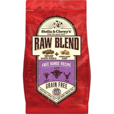 Stella & Chewy's, Raw Blend Kibble Grain-Free para perros, varios sabores, 1.59 / 4.54 / 9.98 kg